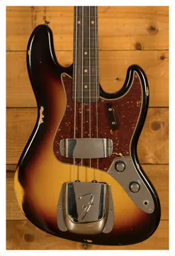 Fender Custom Shop Limited 60 Jazz Bass - Relic 3-Tone Sunburst