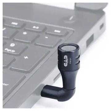 CAD Podmaster 3.5mm TRS Mini Mobile Mic for Phone/Tablet/DSLR/Laptop