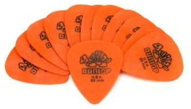 Blister plettri Dunlop 418P.60 Tortex 12pz standard 60mm