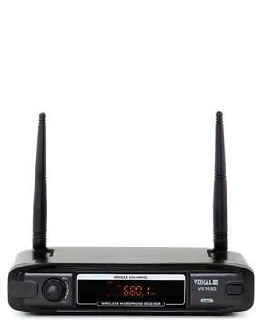 Vokal Microfone Sem Fio Vokal VS148SM Simples De Mão