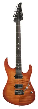 Suhr Modern HH Flame Copperhead Burst Ebony Fingerboard #87859