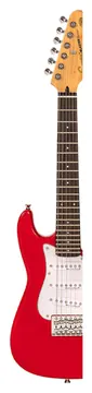 Encore 3/4 Electric Guitar - Gloss Red