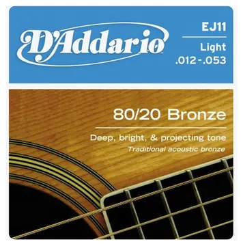 D'addario EJ11 80/20 Bronze