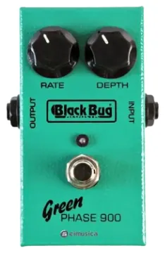 Black Bug Pedal Phaser Guitarra Black Bug TGP Green