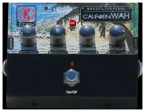 Eden Effektpedal, für Bass, CaliforniWah, Bass Filter, Wah Pedal, EDCALIWAH