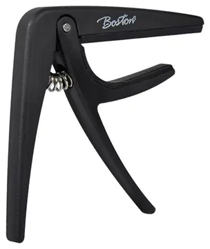Boston BC-86-BK spring loaded capo for classic guitar