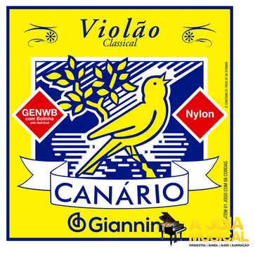 Giannini Encordoamento Giannini Canário Com Bolinha Para Violão Nylon
