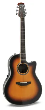 Ovation Série Pro Custom Balladeer Deep Contour Vintage Burst 2762BL-VB-G