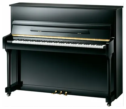 Charles Howes & Son Coniston Upright Piano in Polished Black