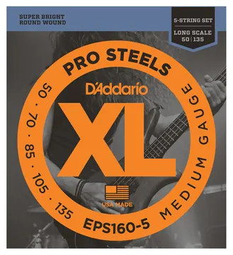 D'Addario EPS160-5 Muta basso 5 corde .050 .135
