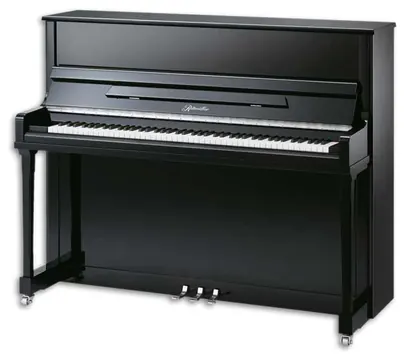 Piano Vertical Ritmuller AEU122S PE Classic 122cm Preto Polido 3 Pedais