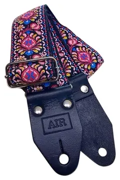 Air Straps Limited Edition Handcrafted Black Lotus Guitar Strap