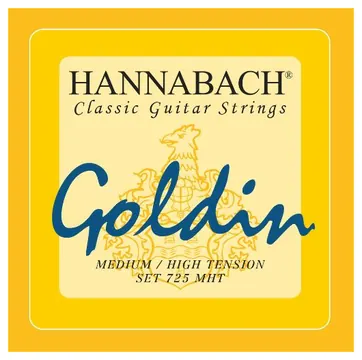 Hannabach 725 MHT Goldin Konzertgitarren Saitensatz