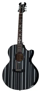 Schecter Synyster Gates Akustik Ac Ga Sc Schwarz