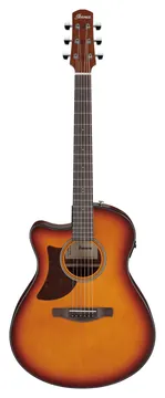 Ibanez AAM50LCE Advanced Auditorium Left Handed Open Pore Light Brown Sunburst