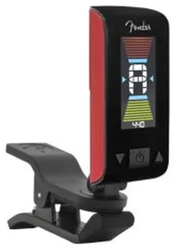 Accordatore Fender ORIGINAL a clip fiesta red
