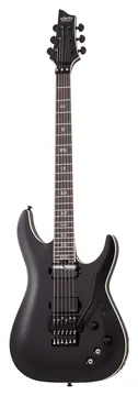 Schecter C-1 FR S SLS Elite Evil Twin Electric Guitar, Satin Black