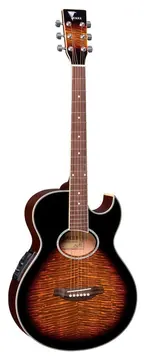 Eagle GL36 EQ Yellow Burst Cutway