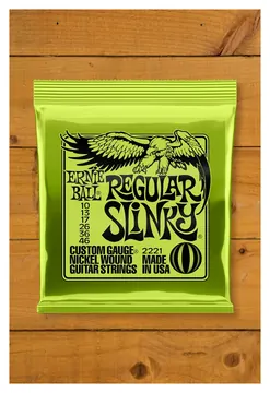 Ernie Ball Regular Slinky 2221 Guitar Strings 10-46