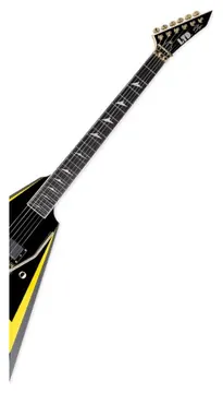 LTD Alexi Arrowhead SE Black w/ Yellow Pinstripe