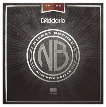 D'Addario NB1656 Resophonic Acoustic Guitar Strings Nickel Bronze