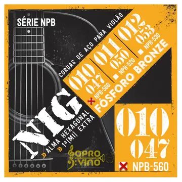 SG Strings Encordoamento Violão Aço 009/045 Extra Light Bronze 85/15 SG 6684A