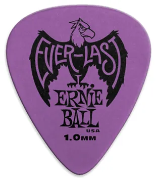 Ernie Ball 9193 Plettri Everlast Purple 1.00mm Busta da 12
