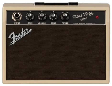 Fender Mini '65 Twin-Amp Blonde Amplificatore mini x chitarra 1w vintage '60