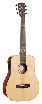 Cort EARTHGO-BOP "earth Go" Guitare Folk DE Voyage HYVIBE2 Naturel