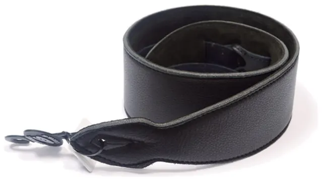 Leathergraft Softie Guitar Strap Black