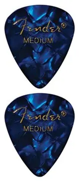 Fender 351 Shape Premium Picks Medium, Blue Moto, 12un.