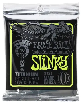 Ernie Ball 3121 - Coated Titanium Regular Slinky | 010-046