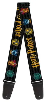 Buckle Down Harry Potter coat of arms Guitar Strap