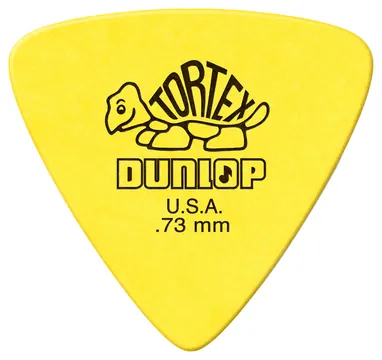 Dunlop 431P .73 Tortex Triangle 6/Play Pack Picks