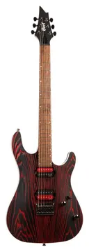 Cort KX300ET-EBR Guitare Electrique Etched Noir ET Rouge