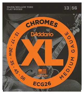 D'Addario Chromes Flat Wound 13-56