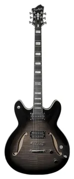 Hagstrom Viking Deluxe Baritone Cosmic Black Burst