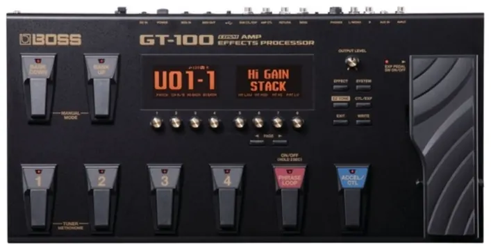 Boss Pedaleira Boss GT-100 de Efeitos p/ Guitarra