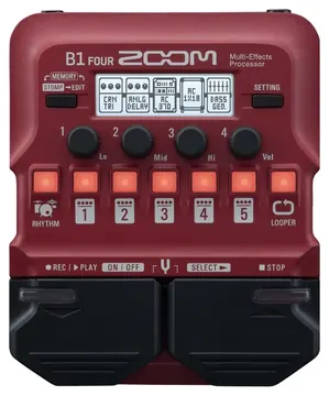 Zoom B1 Four - Multieffetto Per Basso Con Looper