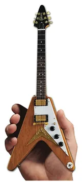 Gibson 1958 Korina Flying V Mini Guitar Replica