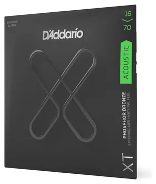 D'Addario XTAPB1670, XT Phosphorbronze-Akustiksaite, Medium Bariton, 16-70
