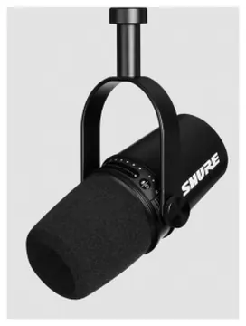 Shure MV7-K dynamische Podcast microfoon