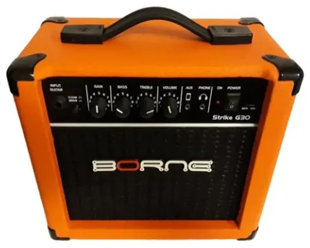 Borne Amplificador Guitarra Borne Strike G30 Vermelho