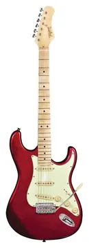 Tagima T-635 MR C/MG Classic Series Stratocaster Metallic Red C/ Escudo Mint Green e Escala Clara