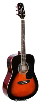 Giannini Performance GD1 EQ Eletroacústico Cordas Aço Cor 3 Tone Sunburst (3TS)