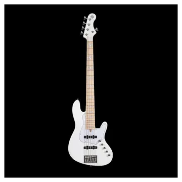 Cort Elrick NJS 5, White w/case Bass Guitar