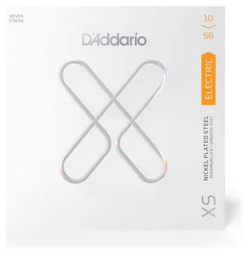 D'Addario XSE1056 - XS Nickel Coated | 010-056 | 7-string Regular Light