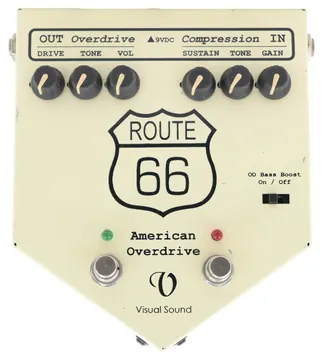 Visual Sound Route 66 V1 Overdrive Compressor