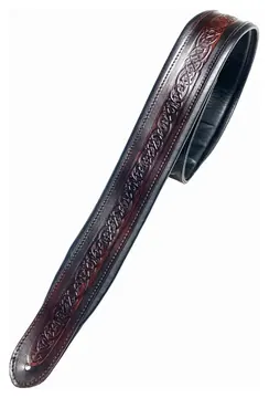 Levin 2" Deluxe Celtic Revival Leather Strap Brown (LS-G-DELUXE-CR-200-BR)