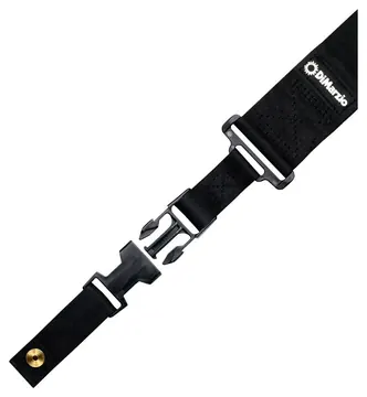 DiMarzio Clip Lock DD 2200CBK Strap Cotton Gitarrengurt mit Klickverschluß